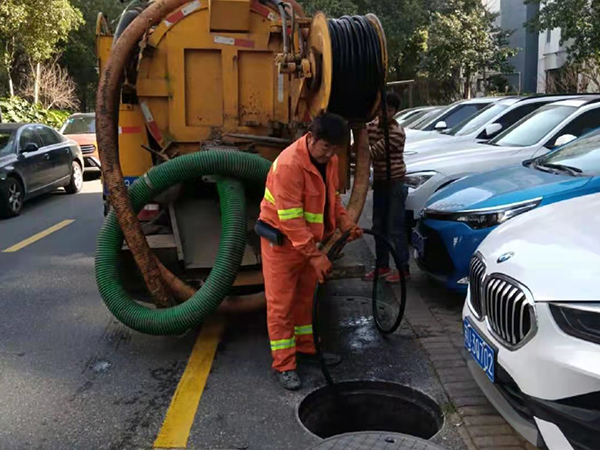 花山排污管道清淤